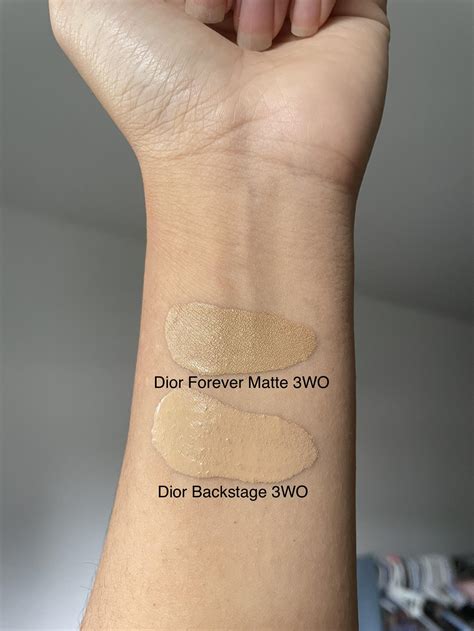 dior backstage foundation 3w vs 3wo|dior liquid foundation bottom line.